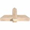 Ekena Millwork Eugene Smooth Timber Gable Bracket, Douglas Fir, 36"W x 19"H x 5 1/2"D x 5 1/2"F, 13/12 Pitch GBW036X19X0606EUG00SDF - alternate 5